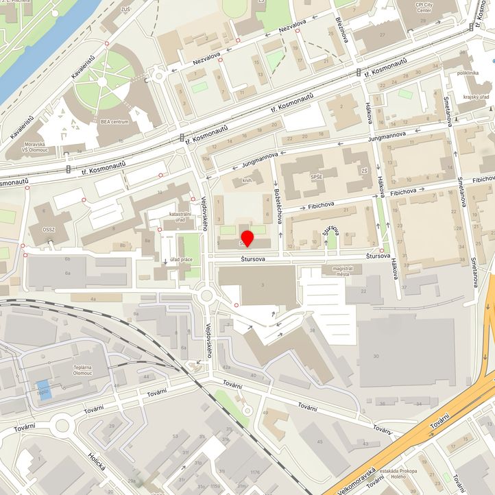 Mapa školy z Mapy.cz