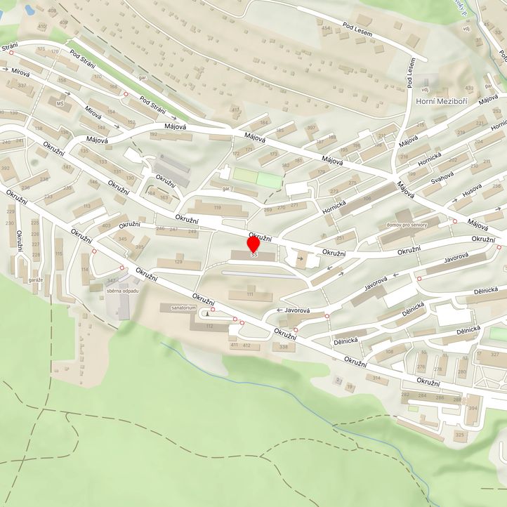 Mapa školy z Mapy.cz