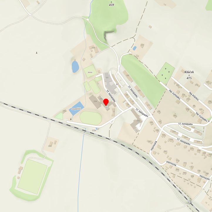 Mapa školy z Mapy.cz