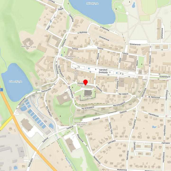 Mapa školy z Mapy.cz