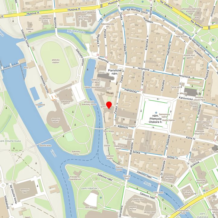 Mapa školy z Mapy.cz