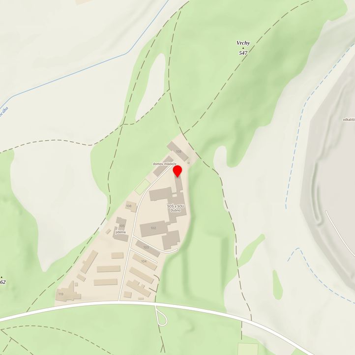 Mapa školy z Mapy.cz