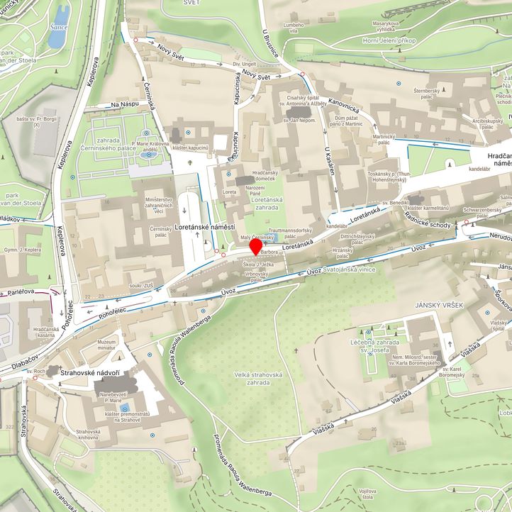 Mapa školy z Mapy.cz