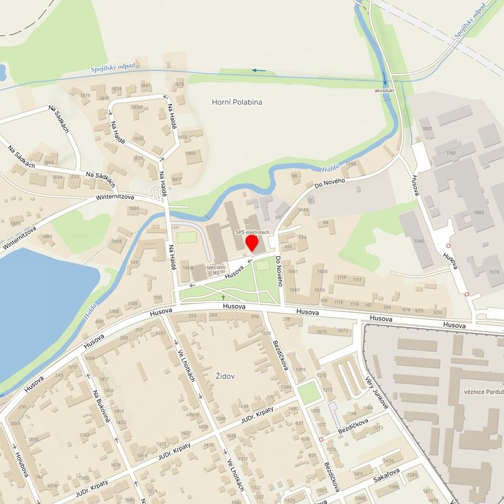 Mapa školy z Mapy.cz