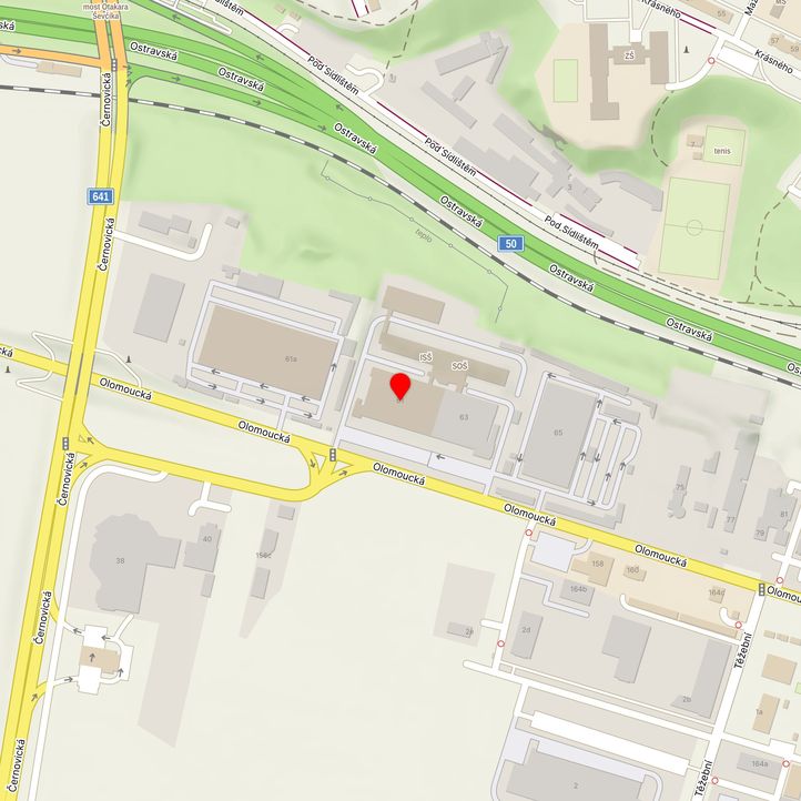 Mapa školy z Mapy.cz