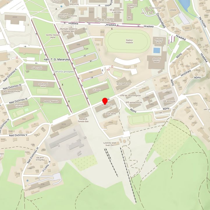 Mapa školy z Mapy.cz