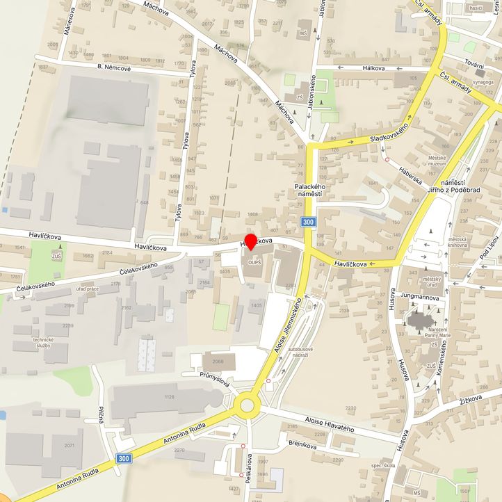 Mapa školy z Mapy.cz