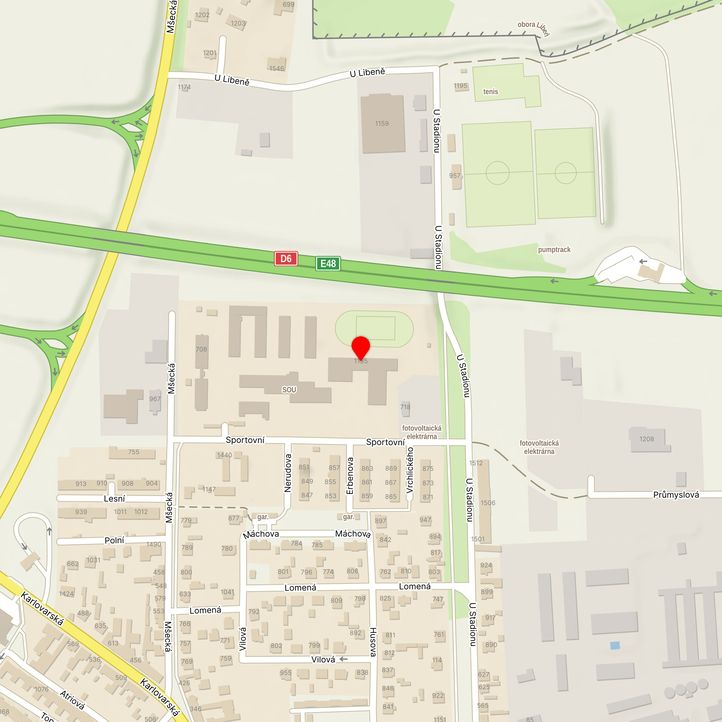 Mapa školy z Mapy.cz