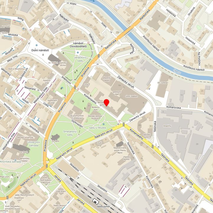 Mapa školy z Mapy.cz