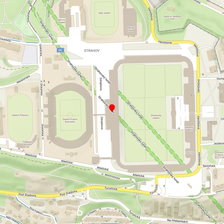 Mapa školy z Mapy.cz