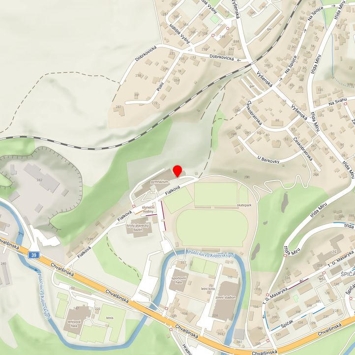 Mapa školy z Mapy.cz