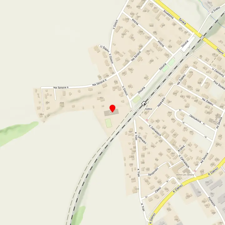 Mapa školy z Mapy.cz