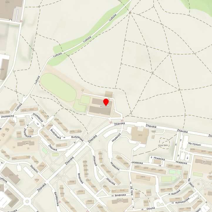 Mapa školy z Mapy.cz