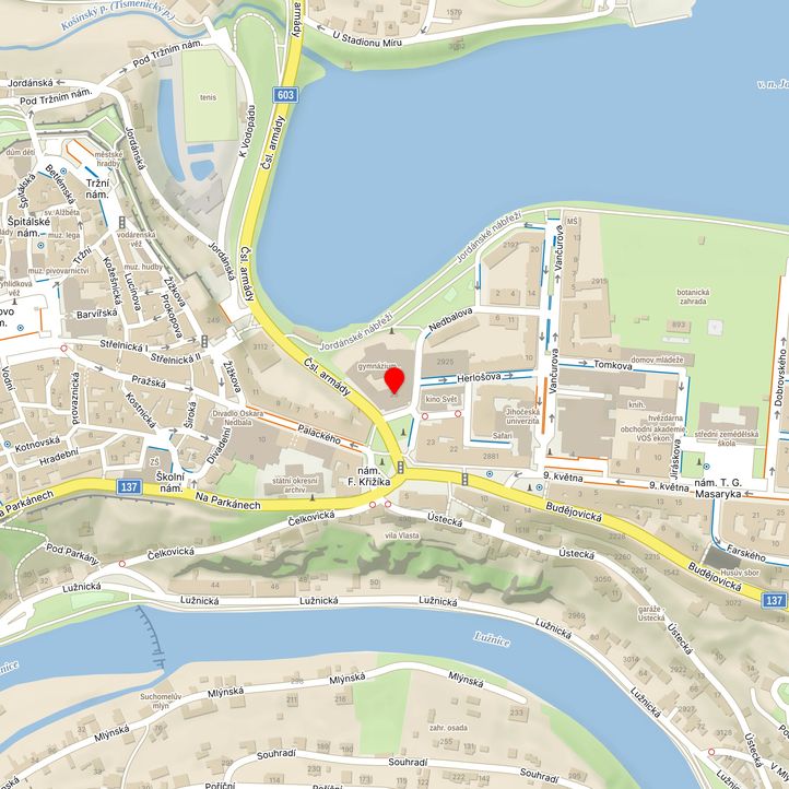 Mapa školy z Mapy.cz