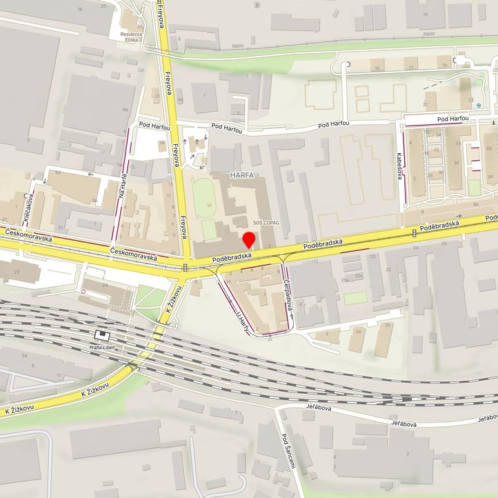 Mapa školy z Mapy.cz