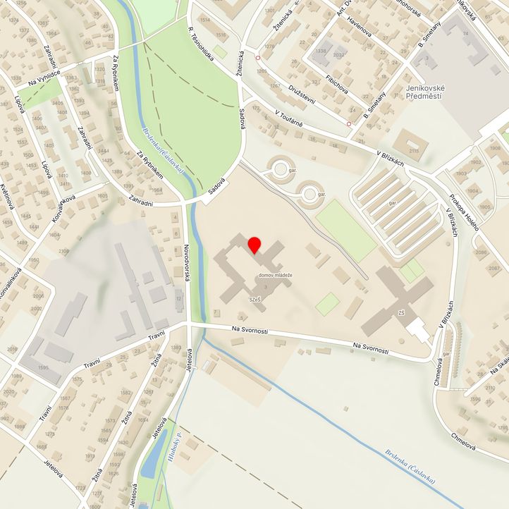 Mapa školy z Mapy.cz