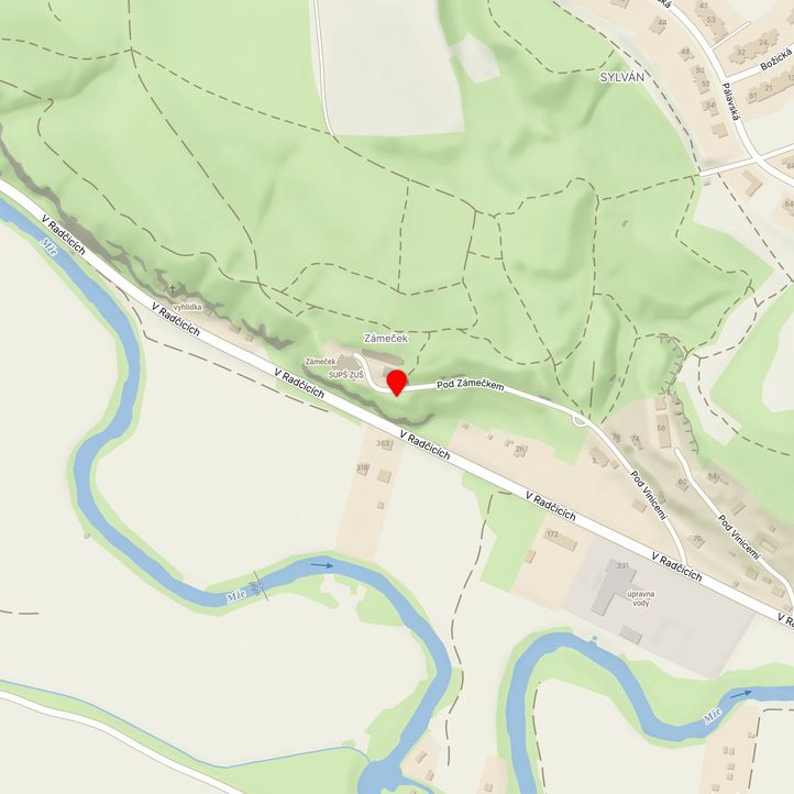 Mapa školy z Mapy.cz