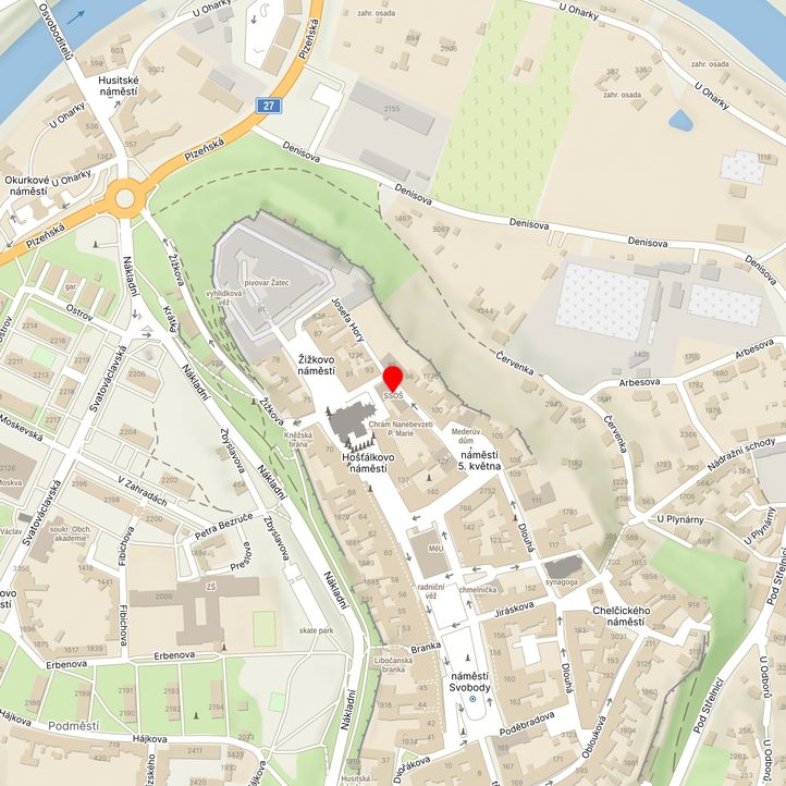 Mapa školy z Mapy.cz