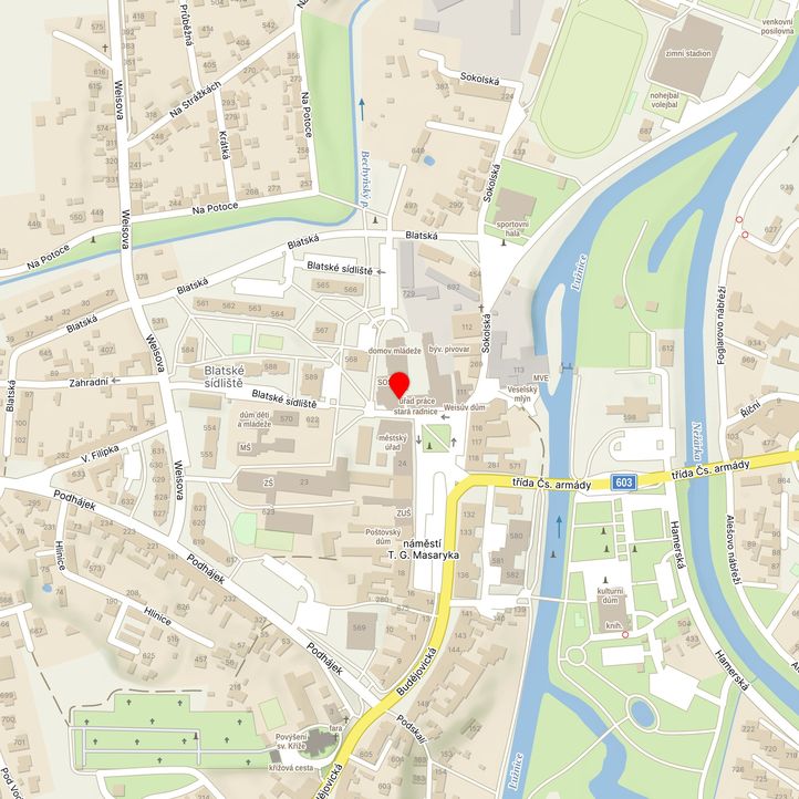 Mapa školy z Mapy.cz