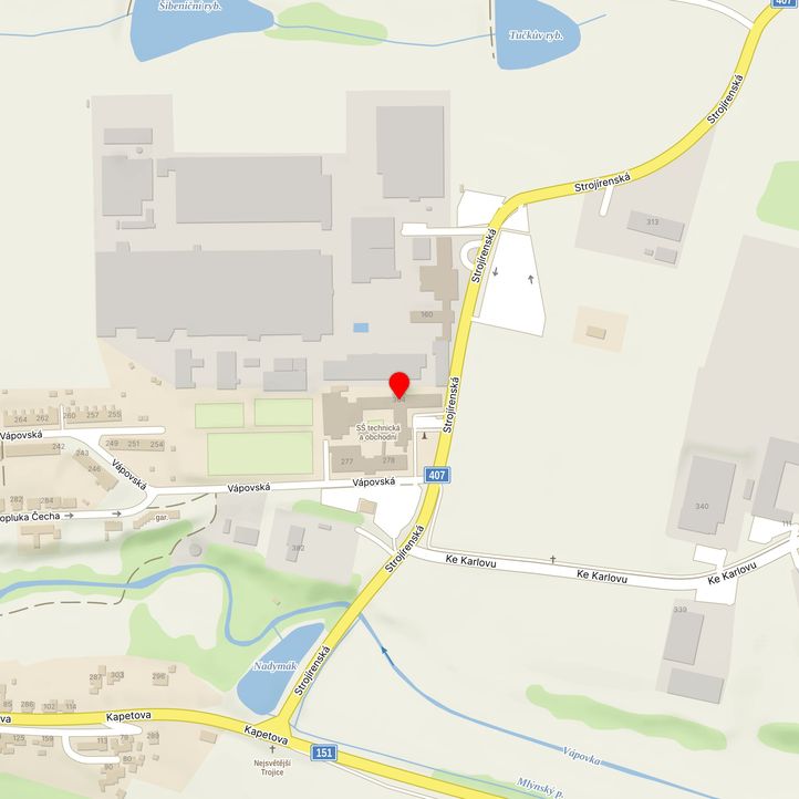 Mapa školy z Mapy.cz