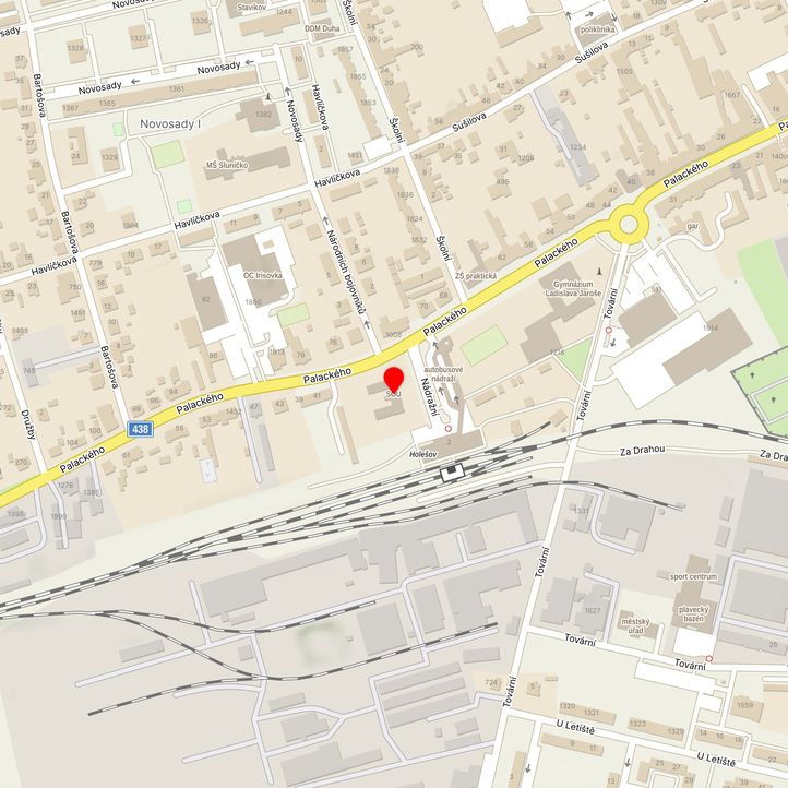 Mapa školy z Mapy.cz