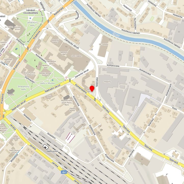 Mapa školy z Mapy.cz