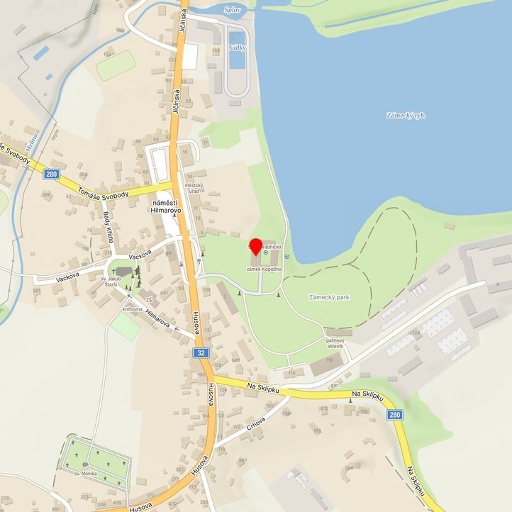 Mapa školy z Mapy.cz