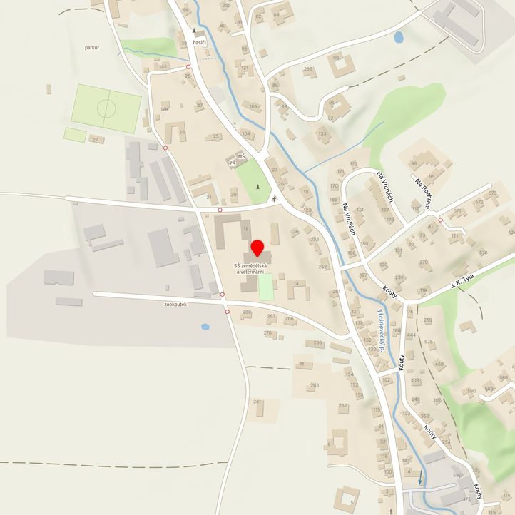 Mapa školy z Mapy.cz