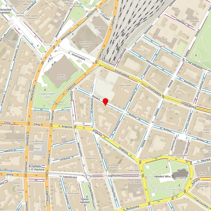 Mapa školy z Mapy.cz