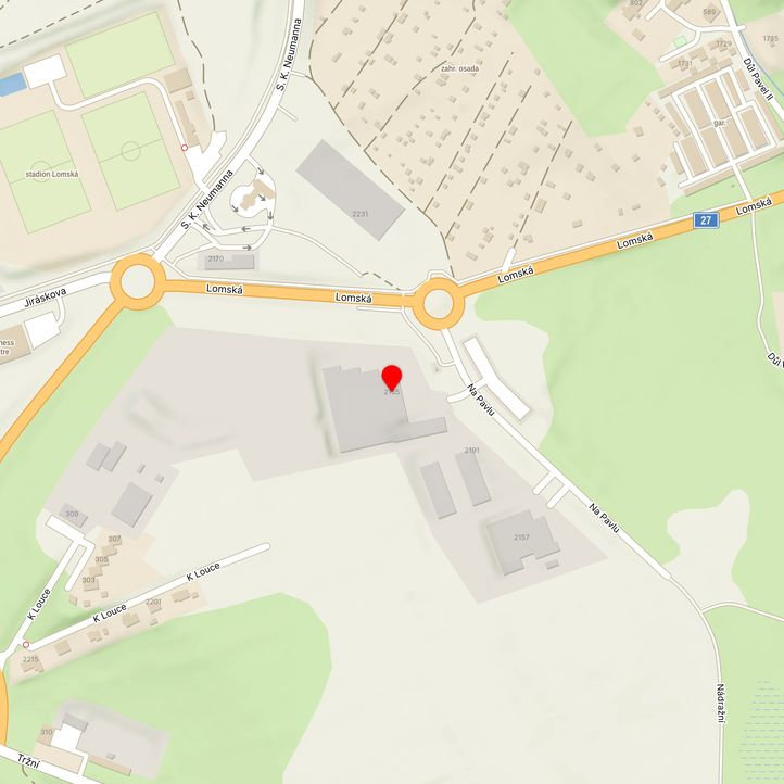 Mapa školy z Mapy.cz