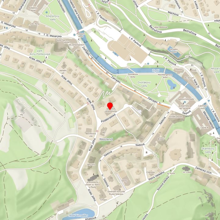 Mapa školy z Mapy.cz