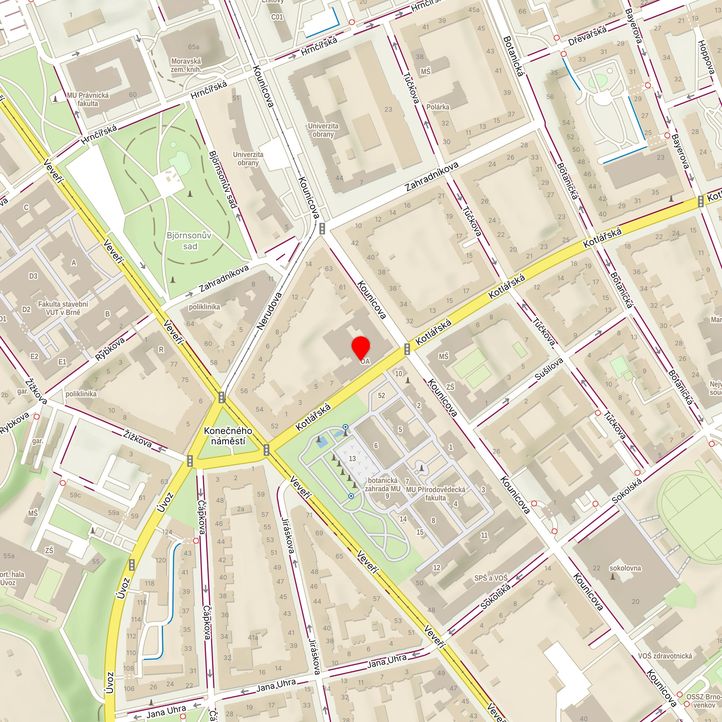 Mapa školy z Mapy.cz