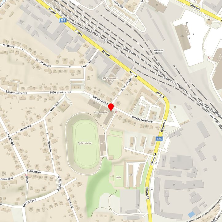 Mapa školy z Mapy.cz