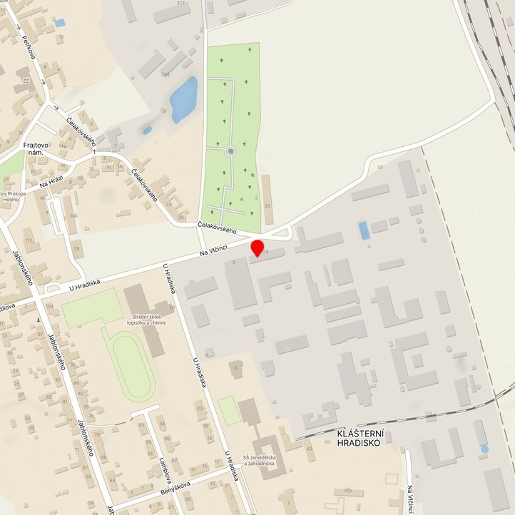 Mapa školy z Mapy.cz