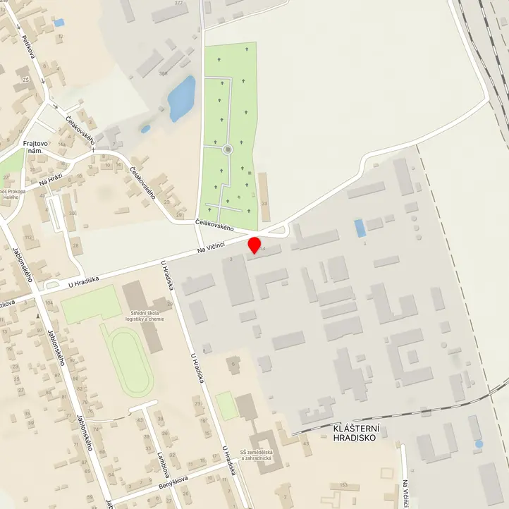 Mapa školy z Mapy.cz