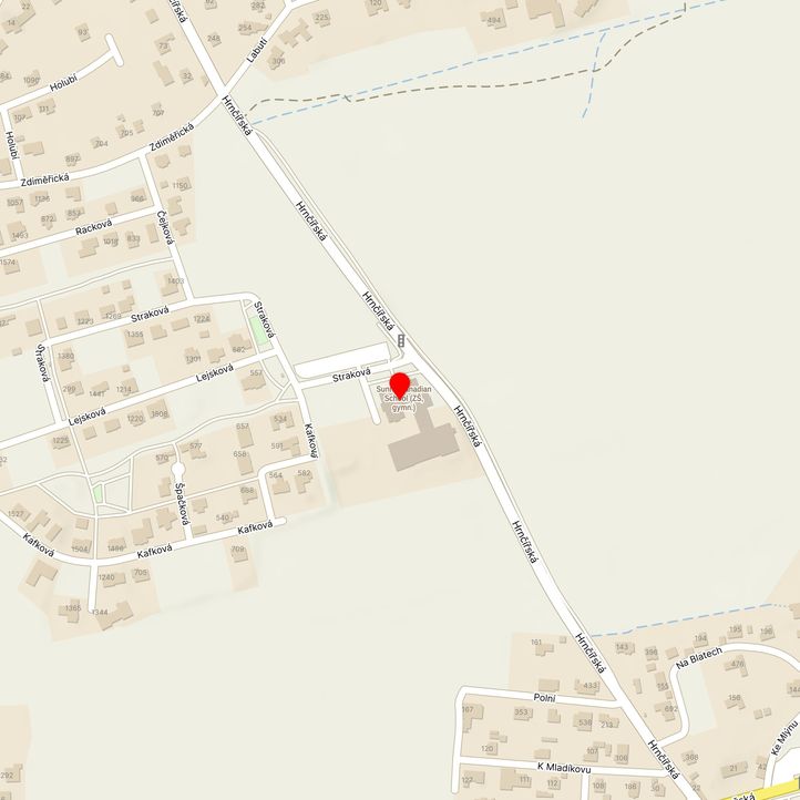 Mapa školy z Mapy.cz