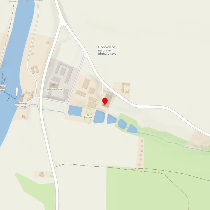 Mapa školy z Mapy.cz