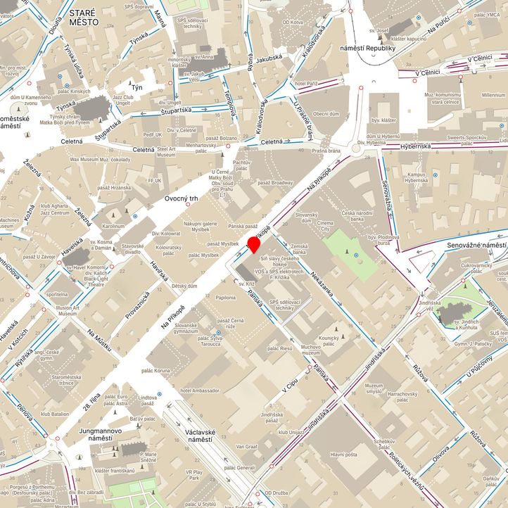 Mapa školy z Mapy.cz