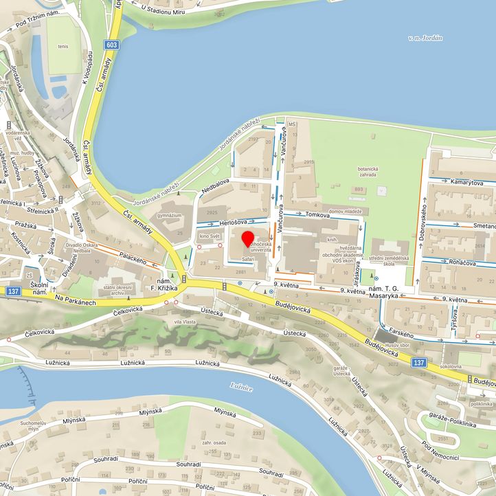 Mapa školy z Mapy.cz