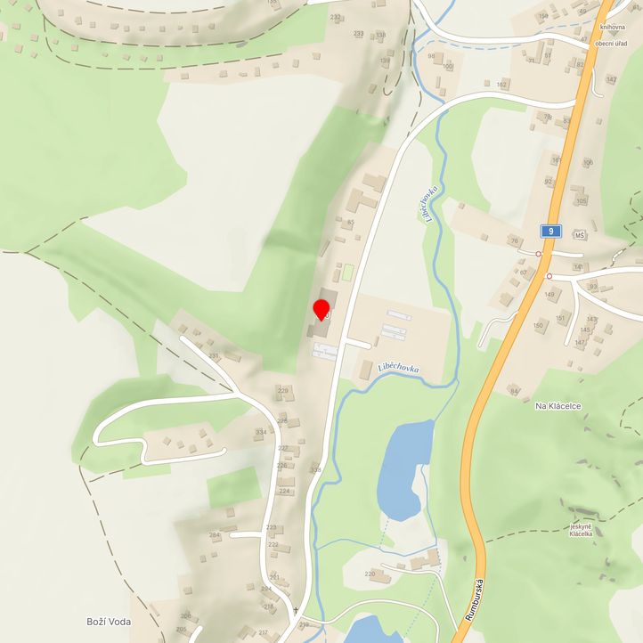 Mapa školy z Mapy.cz