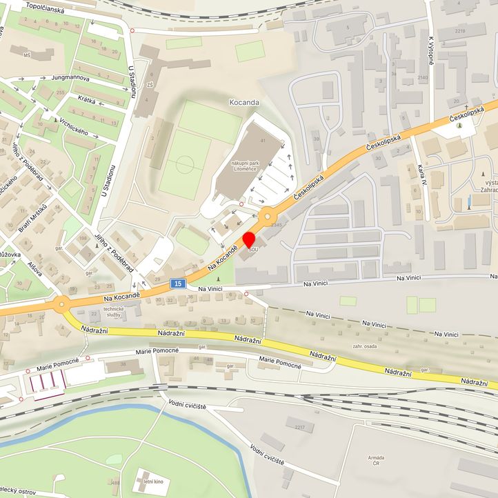 Mapa školy z Mapy.cz