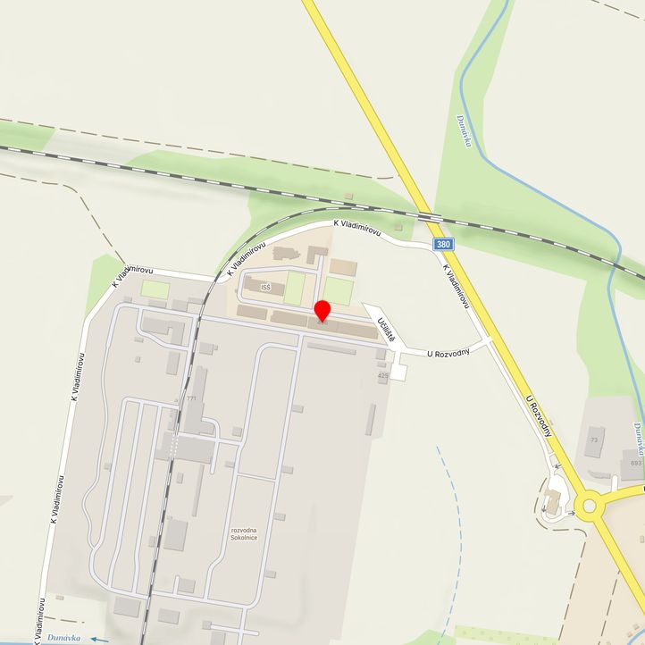 Mapa školy z Mapy.cz