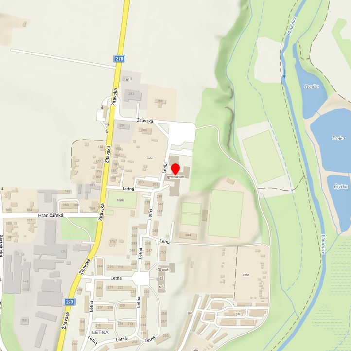 Mapa školy z Mapy.cz