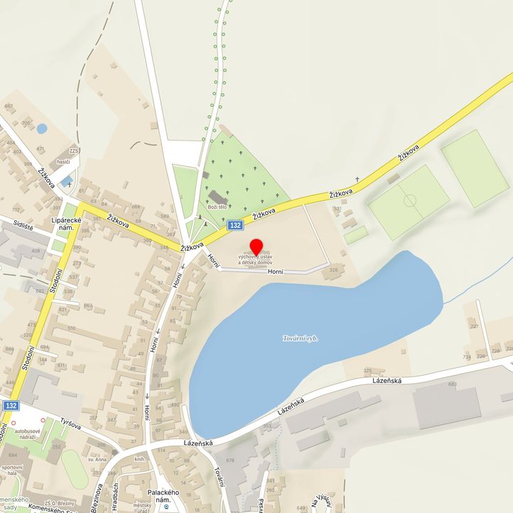 Mapa školy z Mapy.cz