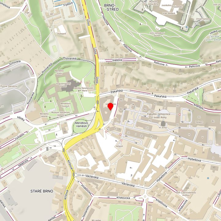 Mapa školy z Mapy.cz