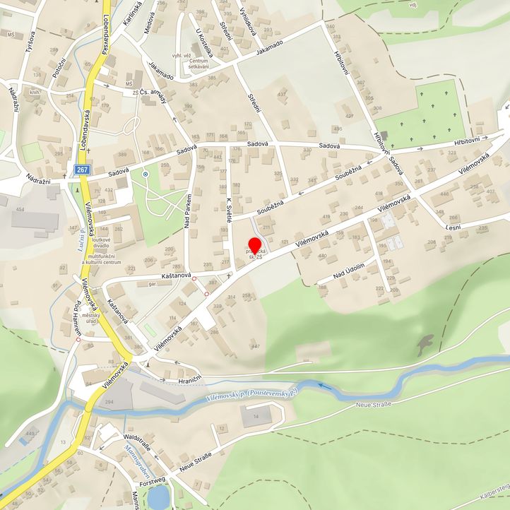 Mapa školy z Mapy.cz