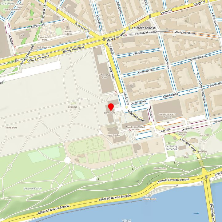 Mapa školy z Mapy.cz