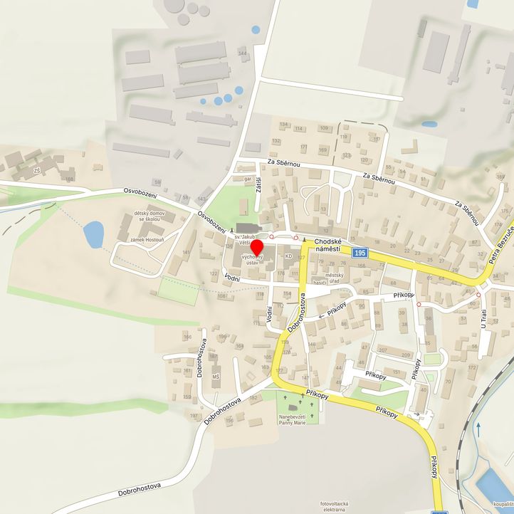 Mapa školy z Mapy.cz