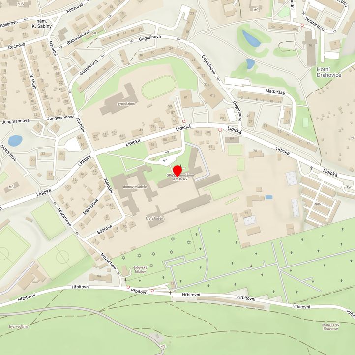 Mapa školy z Mapy.cz