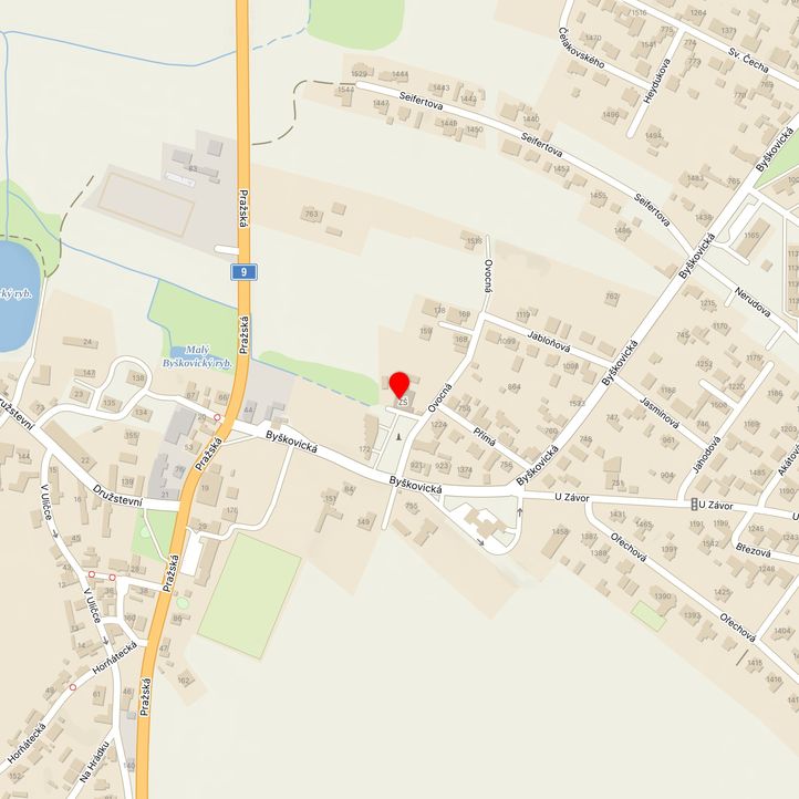 Mapa školy z Mapy.cz